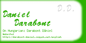daniel darabont business card