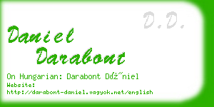 daniel darabont business card